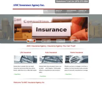 Insurancecompanyirvington.com(AMC Insurance Agency Inc) Screenshot