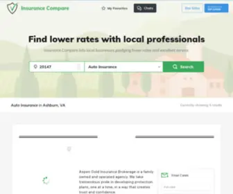 Insurancecompare.com(Trip insurance) Screenshot