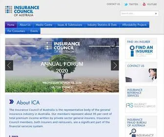Insurancecouncil.com.au(Insurance Council Australia) Screenshot