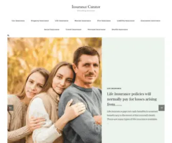 Insurancecurator.com(Everything Insurance) Screenshot