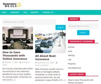 Insurancedeals.com(Insurance Deals) Screenshot