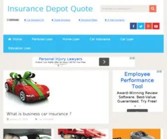 Insurancedepoquote.com(对不起) Screenshot