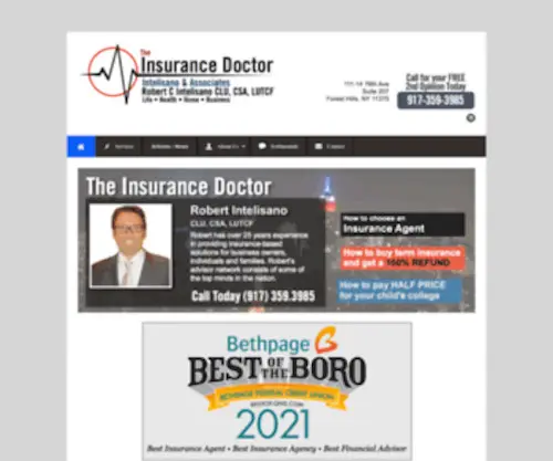 Insurancedoctor.us(The Insurance Doctor) Screenshot