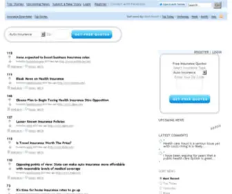 Insurancedose.com(Insurance News) Screenshot