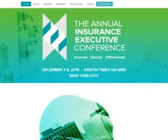 Insuranceexecevent.com(Annual Insurance Executive Conference) Screenshot
