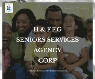 Insurancefflgenerations.com(Home H & F.F.G Seniors Services Agency corp) Screenshot