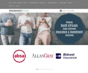 Insurancefundi.co.za(Because everyone has something to lose) Screenshot
