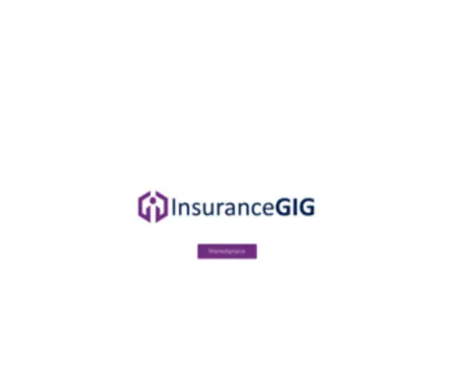 Insurancegig.com(A Better Way to Buy Insurance Technology InsuranceGIG) Screenshot
