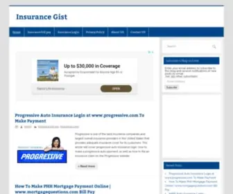 Insurancegist.com(Insurance Gist) Screenshot