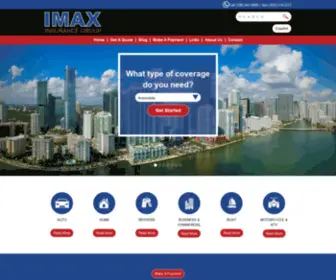 Insuranceimax.com(Commercial Auto) Screenshot