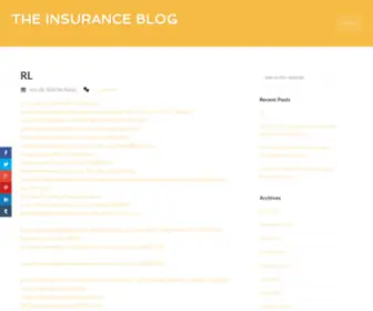 Insuranceindustry.info(The Insurance Blog) Screenshot