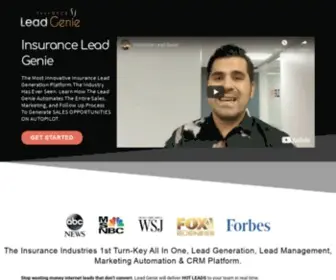 Insuranceleadgenie.com(Turn-Key Marketing Automation & Websites for Insurance Agents) Screenshot