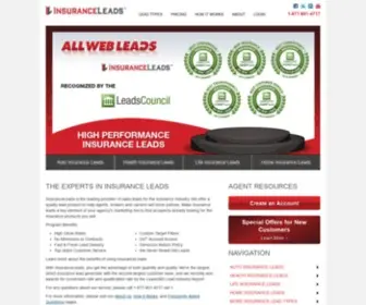 Insuranceleads.com(Insurance Leads) Screenshot