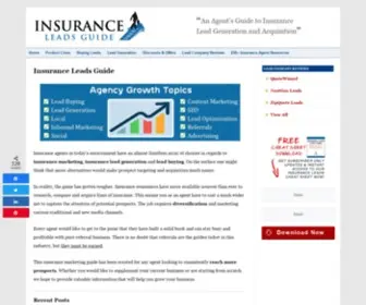 Insuranceleadsguide.com(Insurance Leads Guide) Screenshot
