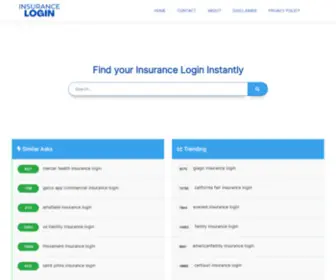 Insurancelogin.net(Insurancelogin) Screenshot