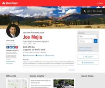 Insurancelongmont.com(State Farm Insurance Agent Joe Mejia in Longmont CO) Screenshot