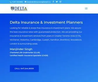 Insuranceplanners.ca(Delta Insurance & Investment Planners) Screenshot