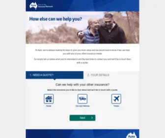 Insurancepromotions.com.au(Contact Request) Screenshot