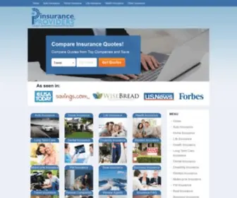 Insuranceproviders.com(Free Online Insurance Quotes) Screenshot