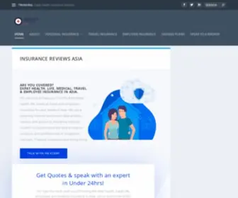 Insurancereviewsasia.com(Insurance Reviews Asia) Screenshot