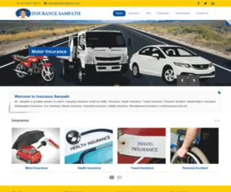 Insurancesampath.com(Mr. Sampath is) Screenshot