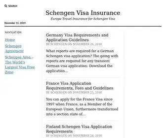 Insuranceschengenvisa.com(Schengen visa insurance requirements) Screenshot