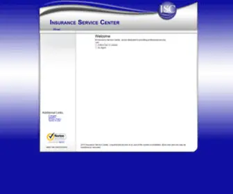 Insuranceservicecenter.com(Insuranceservicecenter) Screenshot