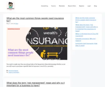 Insurancesir.com(The Insurance Guru) Screenshot