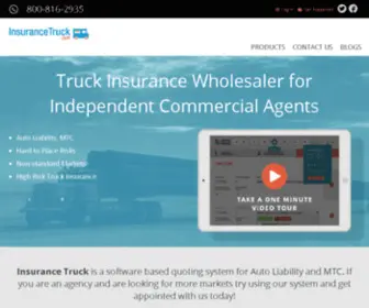 Insurancetruck.com(Truck Insurance) Screenshot