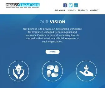 Insuraxe.com(Insuraxe Solutions) Screenshot