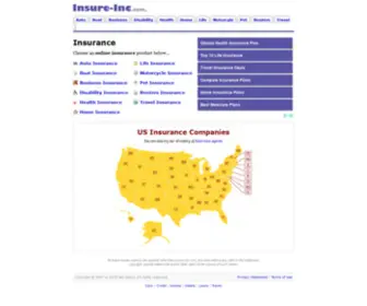 Insure-INC.com(Insurance) Screenshot