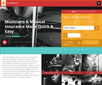 Insure4Music.co.uk(Musician Insurance) Screenshot