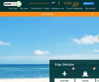 Insureandgo.com.au(Travel Insurance) Screenshot