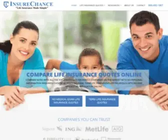 Insurechance.com(Compare Life Insurance Quotes Online) Screenshot