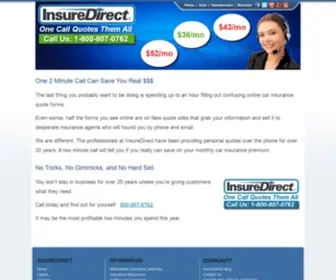 Insuredirect.com(Insure Direct) Screenshot