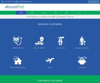 Insurefirst.co.in(Simple..easy..effective) Screenshot