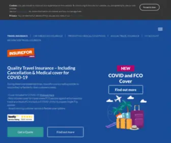 Insurefor.com(Travel Insurance) Screenshot