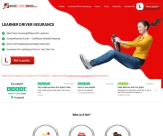 Insurelearnerdriver.co.uk(Learner Driver Car Insurance UK) Screenshot