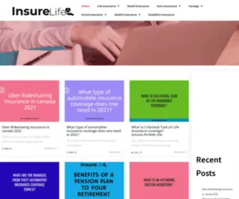 Insurelife.website(My WordPress Blog) Screenshot