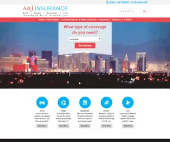 Insurelv.com(A&J Insurance) Screenshot