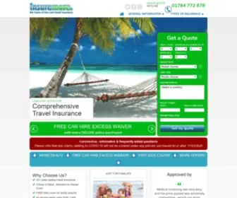 Insuremore.co.uk(Cheap Comprehensive Travel Insurance From InsureMore) Screenshot