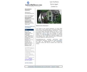 Insuremyhouse.com(Homeowners Insurance) Screenshot