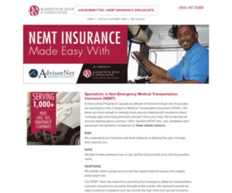 Insurenemt.com(NEMT Insurance) Screenshot