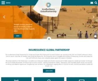 Insuresilience.org(InsuResilience Global Partnership) Screenshot