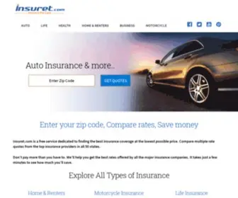 Insuret.com(Compare Insurance Quotes and Save) Screenshot