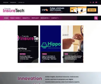 Insuretechtrends.com(InsureTechTrends) Screenshot