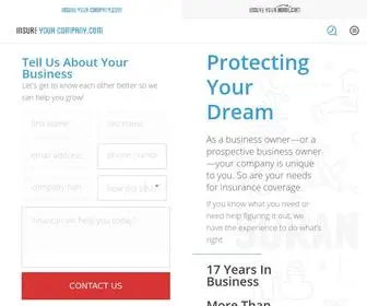 Insureyourcompany.com(NJ Small Business Insurance) Screenshot