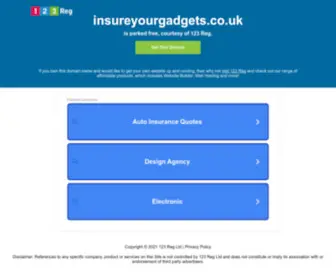 Insureyourgadgets.co.uk(Gadget Insurance) Screenshot