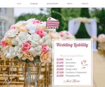 Insureyourwedding.com(Insure Your Wedding) Screenshot