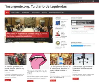 Insurgente.org(Tu diario de izquierdas) Screenshot